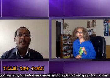 ATV: ዝርርብ ምስ ፕሮፌሰር ዓወት ተወልደ ብዛዕባ ዝምድና ኤርትራን ጎረባብቲ ሃገራትን – ብ ሰላም ኪዳነ