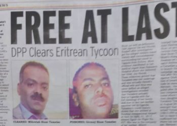 ብምልካዊ ስርዓት ኢሳይያስ ኣብ ኡጋንዳን ጁባን ዝተሰነዐ ክስታት ዝተመስረተሉ ኤርትራዊ ብዓል ጸጋ ኣቶ ምሕረተኣብ ስዩም ተመልሶ ብኣኽባሪ ሕጊ፡ ፖሊስን ብቤትፍርድን ምሉእ ብምሉእ ነጻ ተባሂሉ።