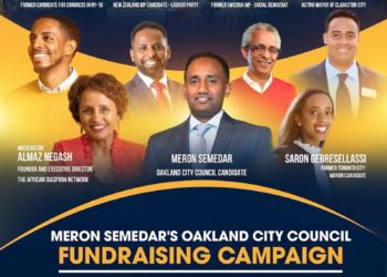MERON SEMEDAR FUNDRAISING CAMPAIGN – Eritrean Diaspora Politician’s panel discussion to support Meron Semedar campaign.