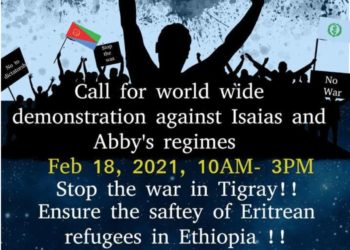 Seattle demonstration – As part of the world wide demonstration by all Eritreans to protest against the unjust war in Tigray