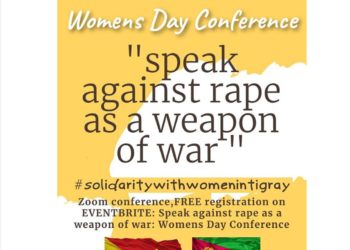 Joint group of Eritrean and Tigrayan activists speaking against the war crimes being committed by the government of Ethiopia and Eritrea.