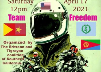 JOIN US FOR A MOTORCYCLE RALLY IN LA – Condemning the Tigray Genocide in Ethiopia, Eritrean refugees abduction and massacre – April 17, 2021