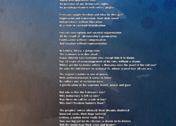 Nothing to celebrate on Independence Day  – Tedros Amanuel 2023-05-24.